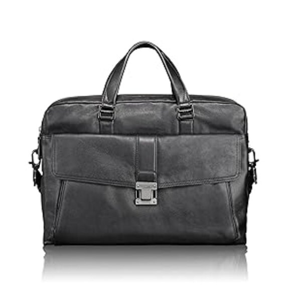 #171 NWT - Tumi Luggage Beacon Hill Chestnut Laptop Briefcase Black Medium